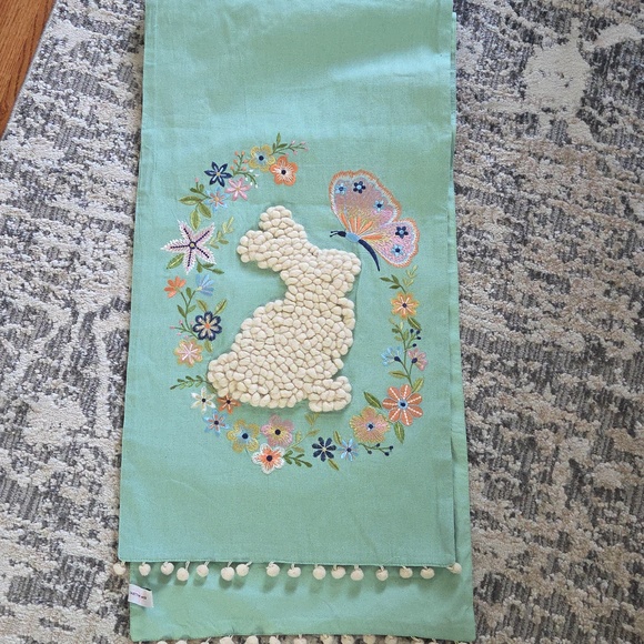 Tabitha Webb Spring Embroidered Table Runner - Picture 5 of 13